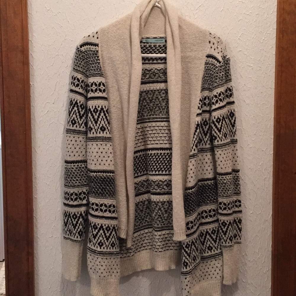 Cream Aztec sweater